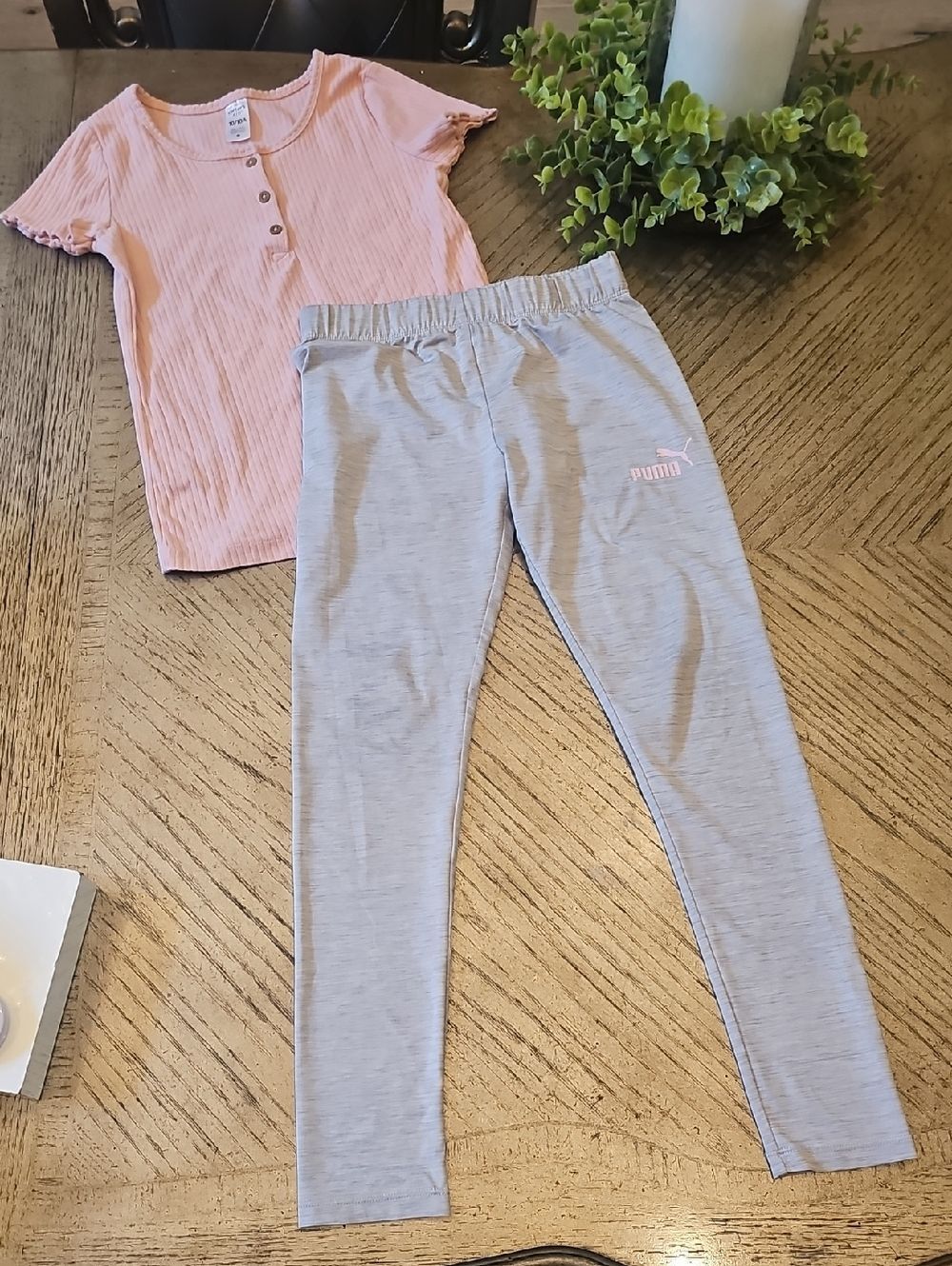 Puma Leggings And Top Size 10/12